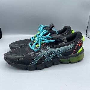 Asics Gel Quantum 90 Women's Running Shoes Size 6 Black Teal Green 1204A003